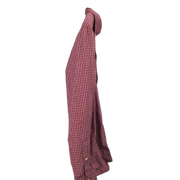 J.Crew Red Plaid Button-Up Shirt Men’s Small Long Sleeve 100% Cotton Casual - Picture 2 of 11